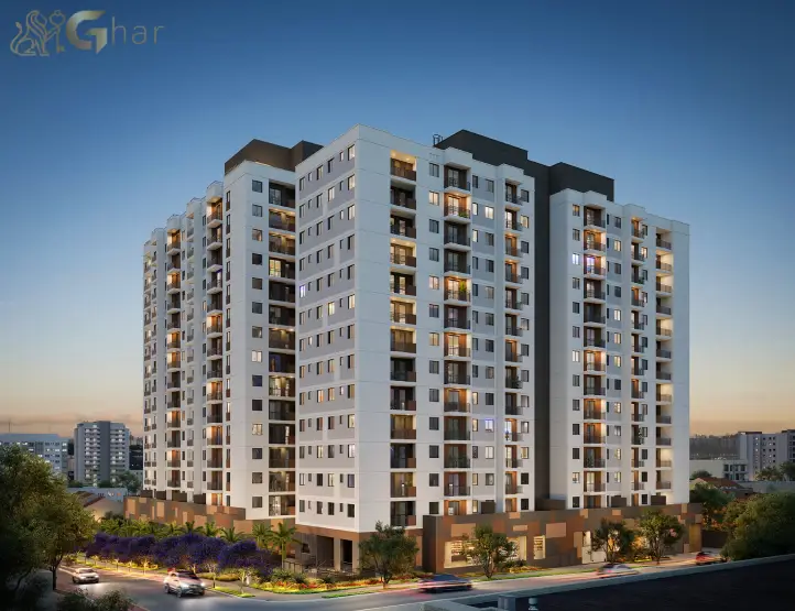 Fachada do condomínio Mirae Bom Retiro com arquitetura contemporânea