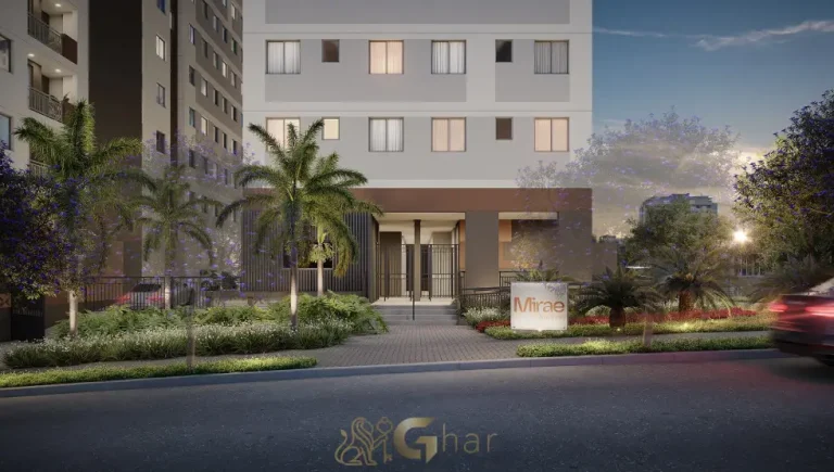 Fachada e portaria do condomínio Mirae Bom Retiro em São Paulo