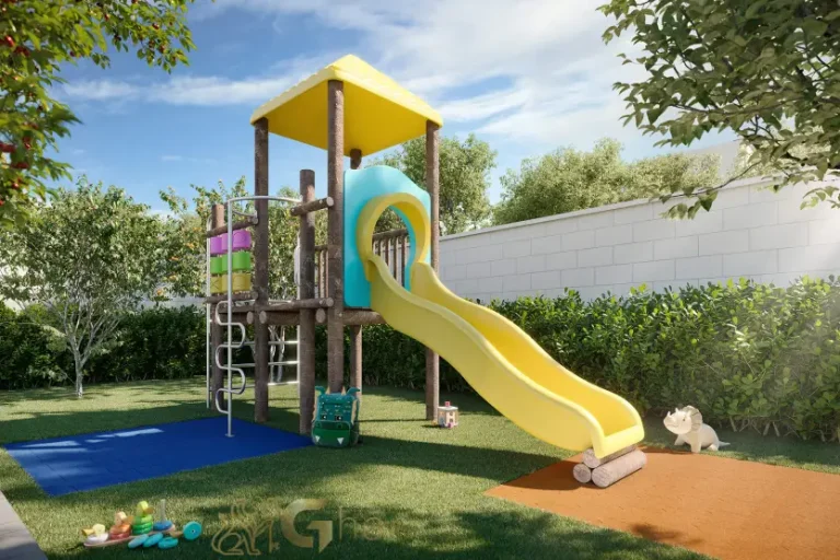 Playground do condomínio Mirae Bom Retiro para lazer infantil em São Paulo