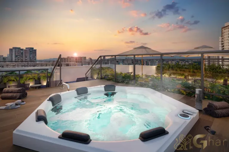 Spa do condomínio Mirae Bom Retiro com espaço para relaxamento