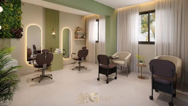 Espaço beleza do condomínio Modern Mooca com ambiente confortável