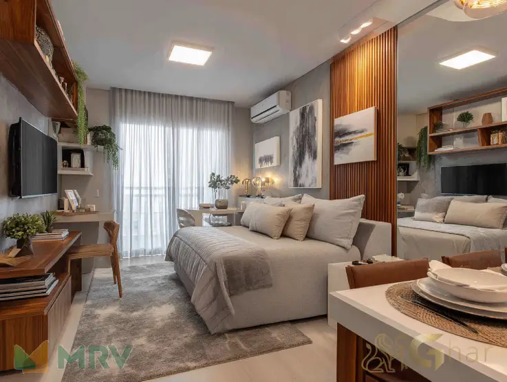Apartamento compacto em São Paulo com planta funcional