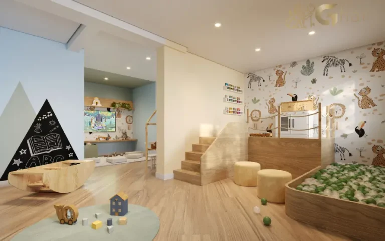 Brinquedoteca do condomínio My Sacomã com espaço infantil no Sacomã