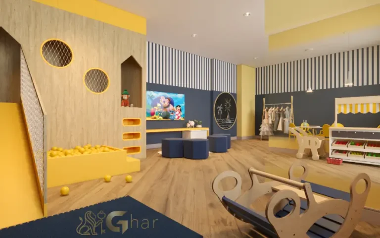 Área interna da brinquedoteca do Neo Sacomã em São Paulo