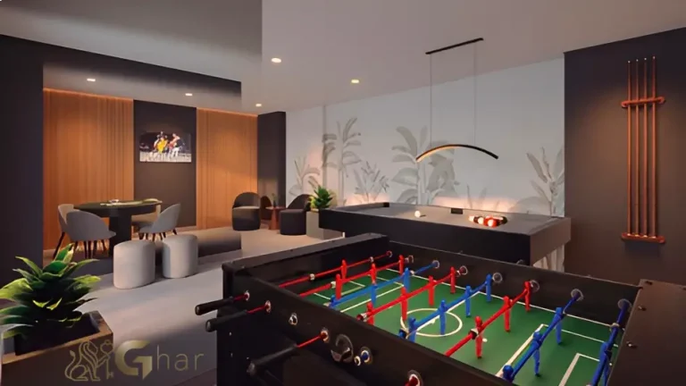 Salão de jogos do condomínio Neo Sacomã em São Paulo