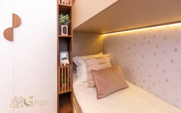 Quarto infantil com bom aproveitamento de espaço no Nord Residencial São Miguel 2