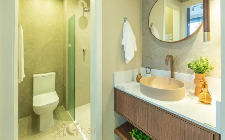 Banheiro do apartamento decorado do Nord Residencial São Miguel