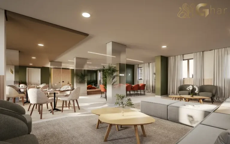 Salão de festas do condomínio Novo Mundo Carrão com espaço para eventos e confraternizações