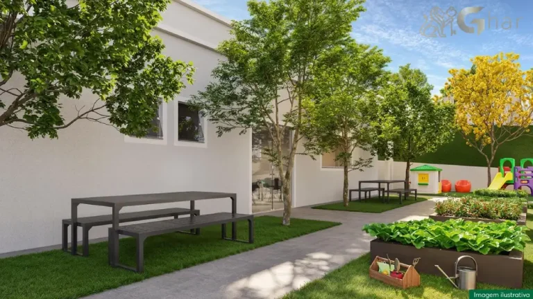 Espaço piquenique do condomínio Parque Holandês na Cidade Ademar em São Paulo