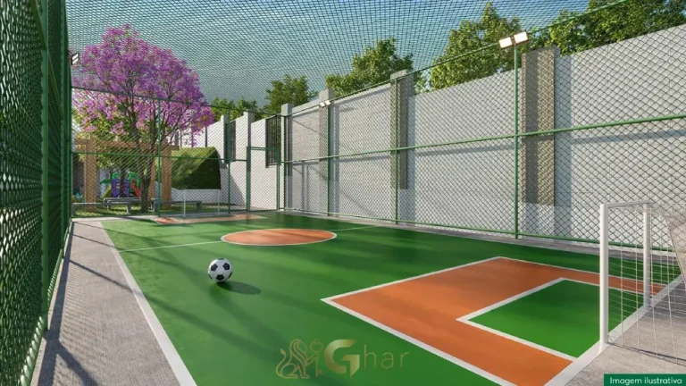 Mini quadra esportiva do condomínio Parque Holandês na Cidade Ademar em São Paulo