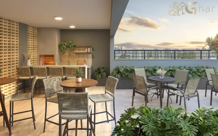 Outra área de churrasqueira do condomínio Praça Santo Antônio em Santo Amaro