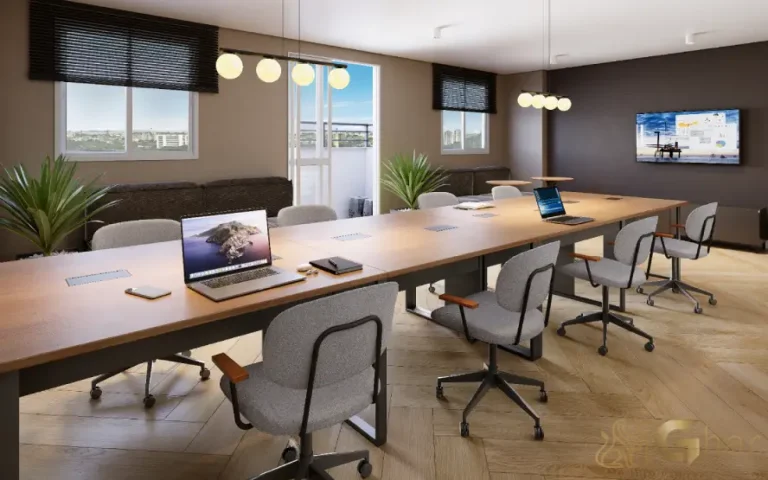 Coworking do condomínio Praça Santo Antônio em Santo Amaro para trabalho e estudo