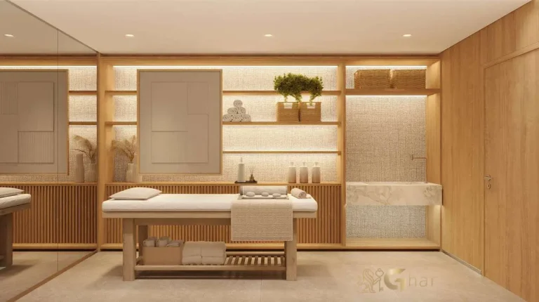 Sala de massagem do Quintessence Campo Belo com ambiente relaxante