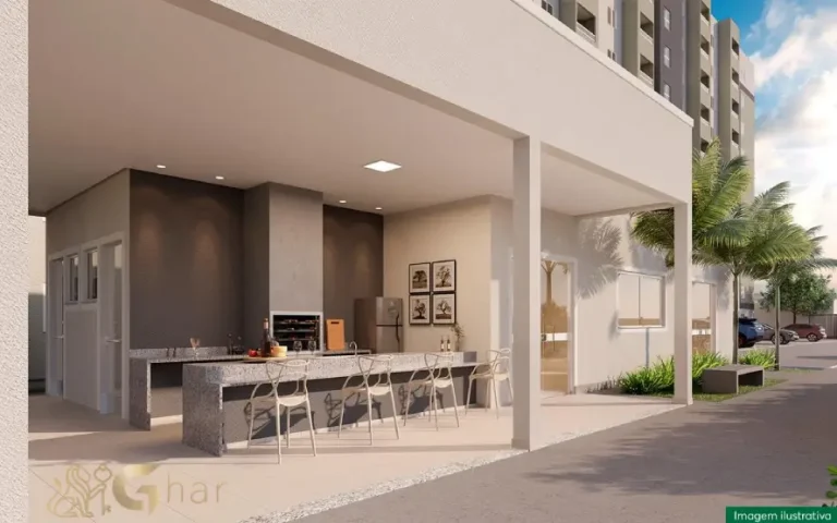 Churrasqueira do condomínio Recanto do Limoeiro no Limão em São Paulo