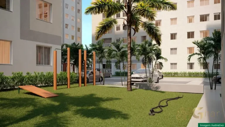 Espaço fitness descoberto do Residencial Estoril em Interlagos