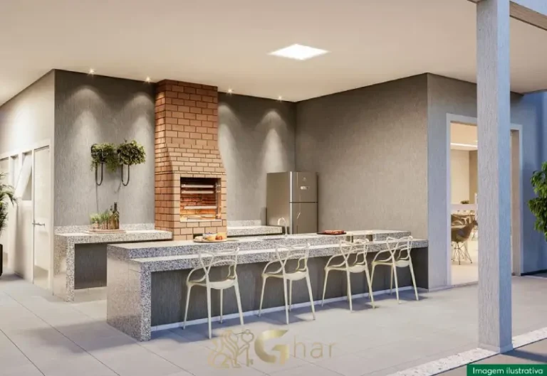 Churrasqueira do Residencial Ipês em Itaquera para lazer dos moradores