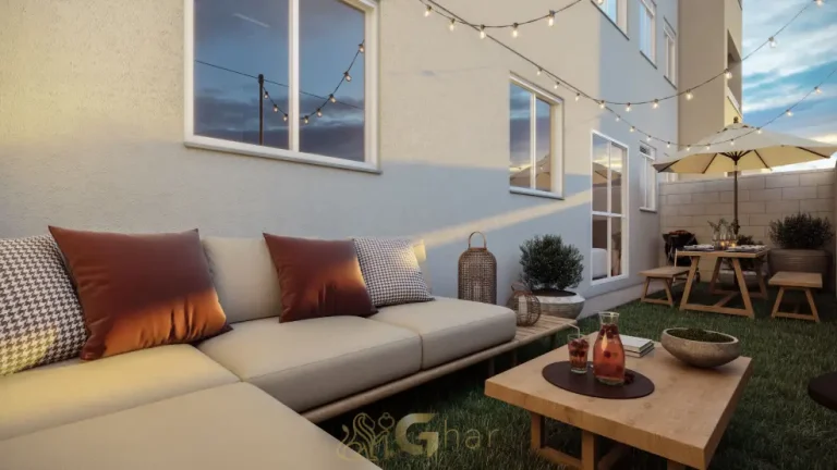 Apartamento garden decorado do Residencial Silverstone em Interlagos com área externa