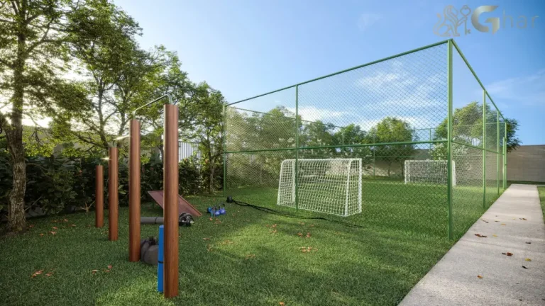 Quadra fitness externa do Residencial Silverstone em Interlagos para atividades ao ar livre