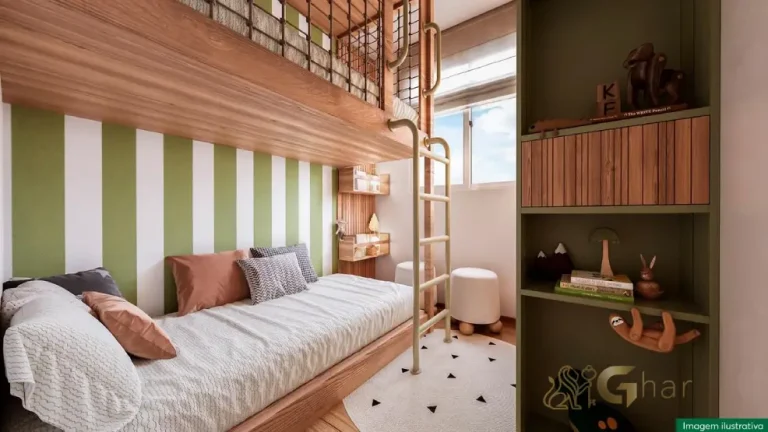 Quarto infantil do apartamento decorado Saint Virginia no Itaim Paulista