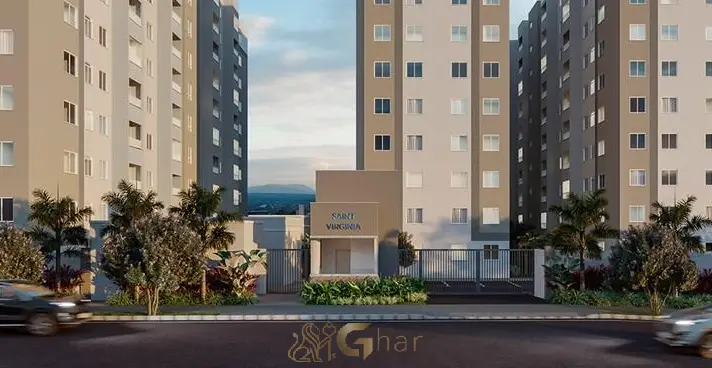 Portaria do condomínio Saint Virginia no Itaim Paulista com segurança