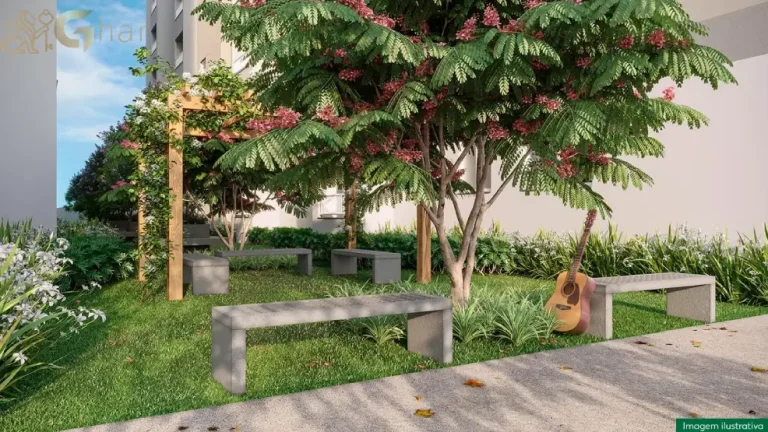 Gazebo do condomínio Saint Virginia no Itaim Paulista área de convivência