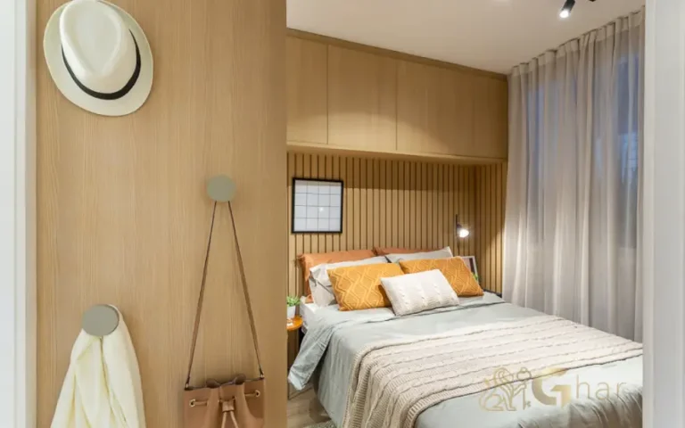 Quarto De Casal Do Apartamento Decorado Silver Lyne Pirituba