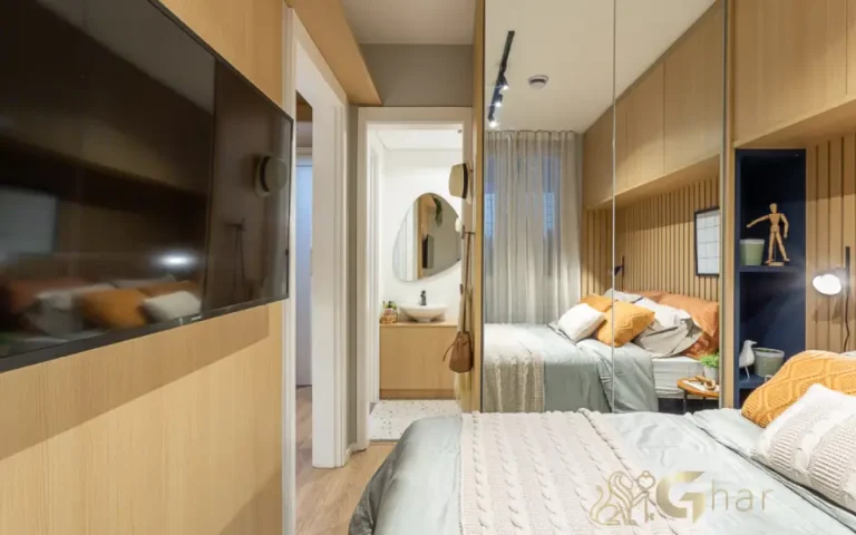 Dormitório De Casal Do Apartamento Decorado Silver Lyne Pirituba