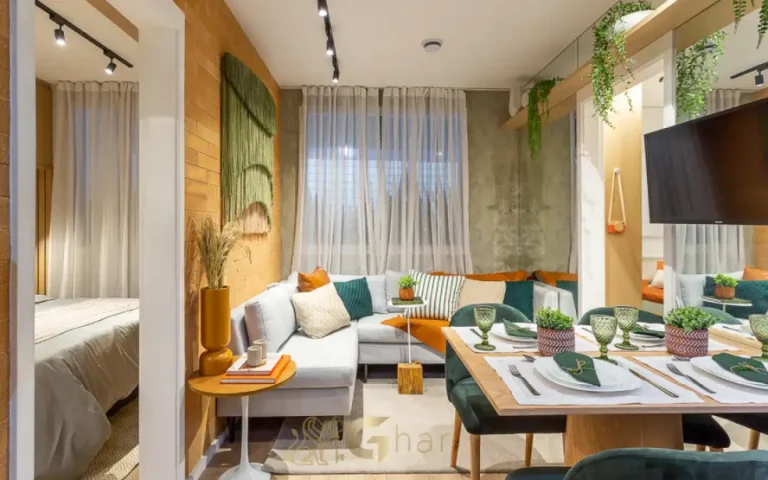 Sala De Jantar E Estar Do Apartamento Decorado Silver Lyne Pirituba