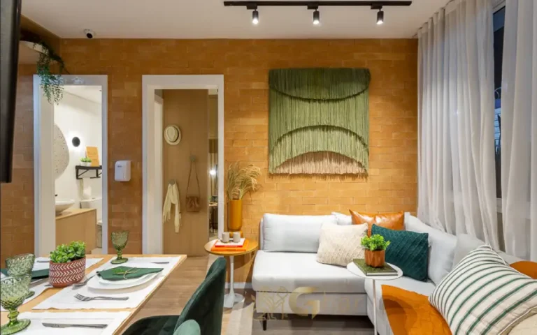 Sala Living Do Apartamento Decorado Silver Lyne Pirituba