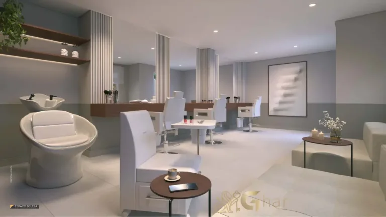 Espaço beleza do condomínio Singular Butantã com estrutura para cuidados pessoais