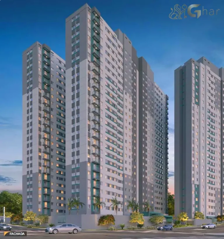 Fachada do condomínio Singular Butantã com arquitetura moderna em São Paulo