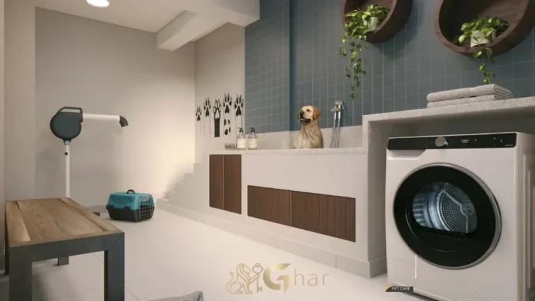 Pet care do condomínio Singular Butantã com espaço dedicado para animais