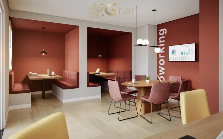 Coworking do condomínio Soul Miguel Yunes em Interlagos São Paulo