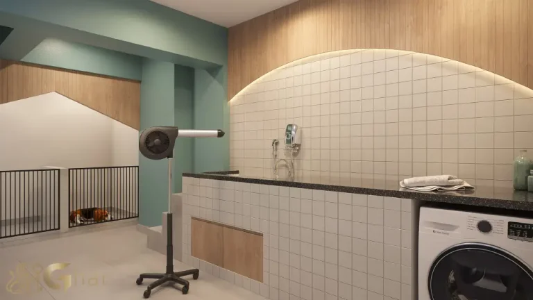 Pet care do condomínio Supreme Anália Franco com espaço dedicado aos animais