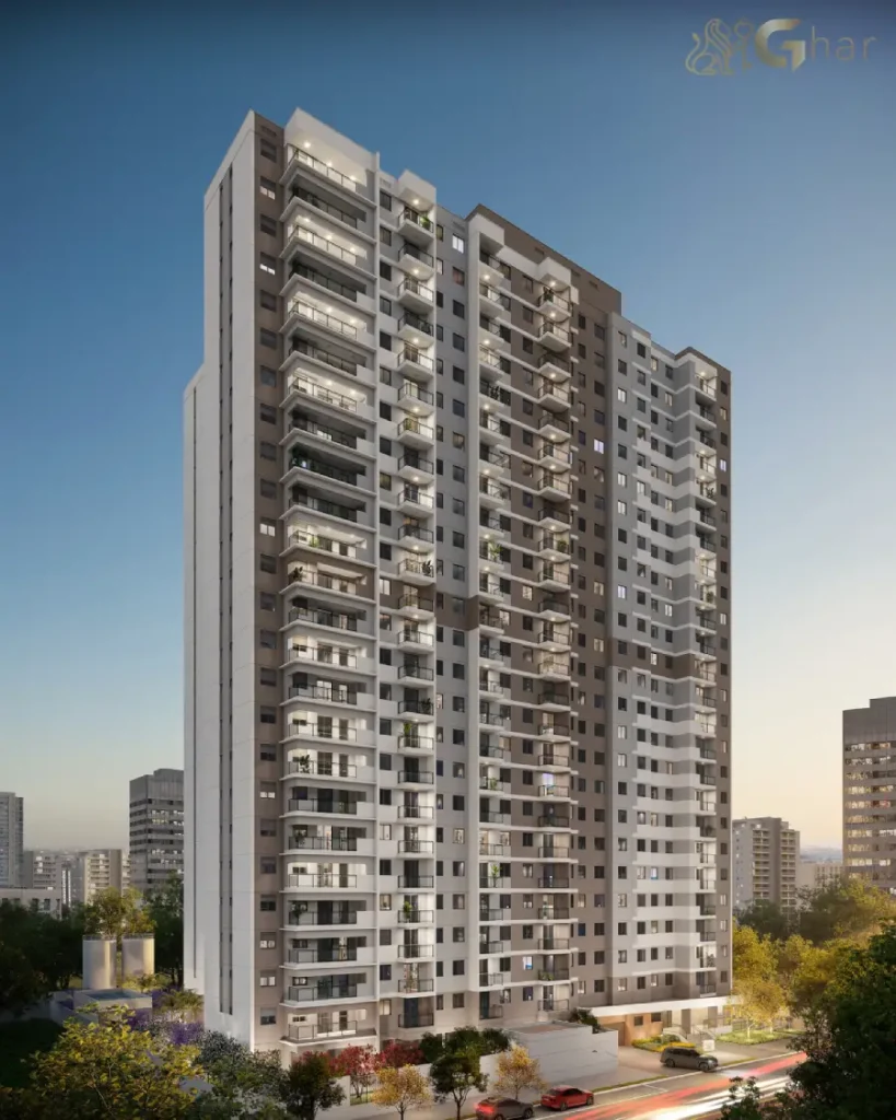 Fachada do The One Chácara Santo Antônio com arquitetura moderna