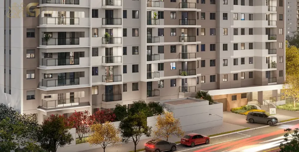 Fachada portaria do condomínio The One Chácara Santo Antônio na Zona Sul de São Paulo