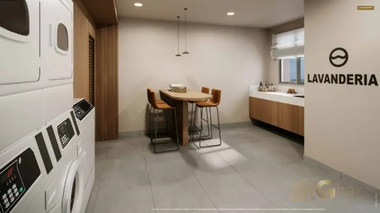 Lavanderia compartilhada do The One Chácara Santo Antônio