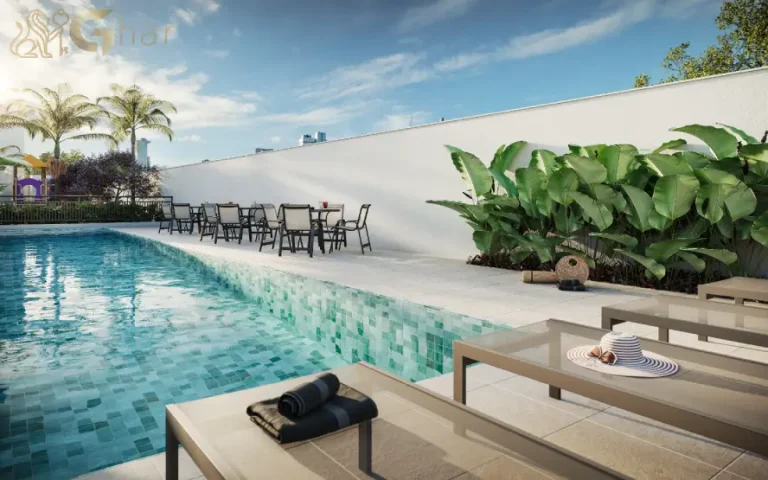 Piscina do The One Granja Julieta com lazer completo na Chácara Santo Antônio, São Paulo