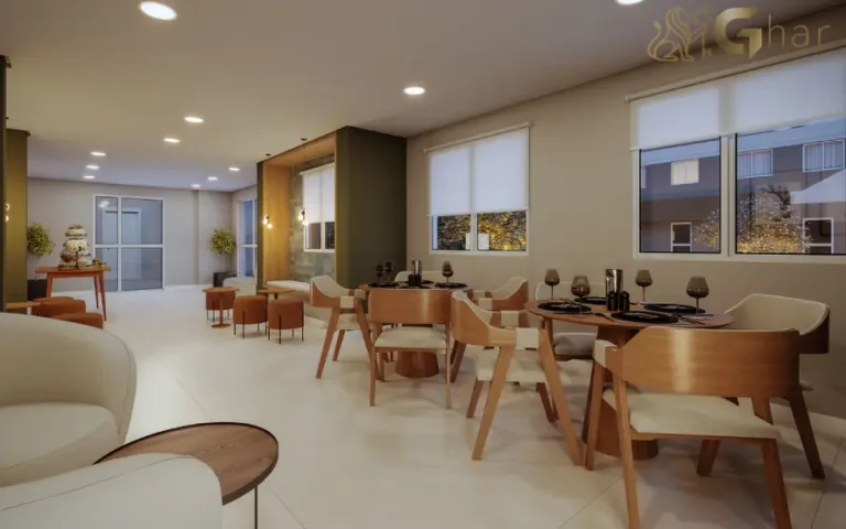 Salão de festas do The Place Barra Funda com estrutura para eventos