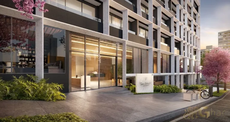 Portaria do Tonino Lamborghini Apartments San Paolo com arquitetura sofisticada