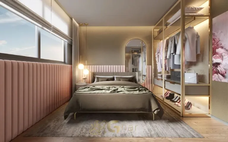 Quarto infantil decorado do apartamento de 252 m² no Tonino Lamborghini Apartments San Paolo