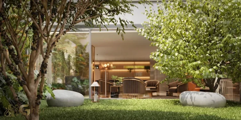 Jardim do Tonino Lamborghini Apartments San Paolo com paisagismo sofisticado