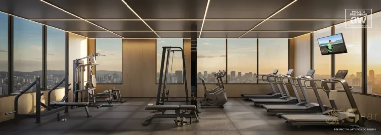 Academia Fitness Do Condomínio Union Braz Leme Em Santana