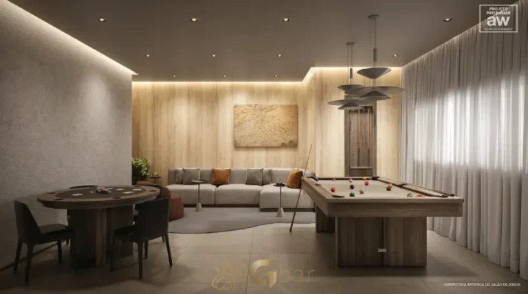 Salão De Jogos Do Condomínio Union Braz Leme Em Santana