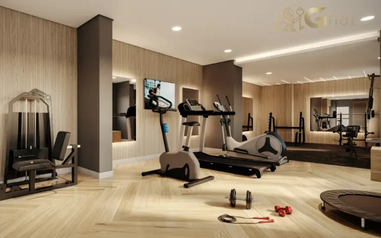 Academia fitness do Uniq Panamby equipada para treinos e bem-estar