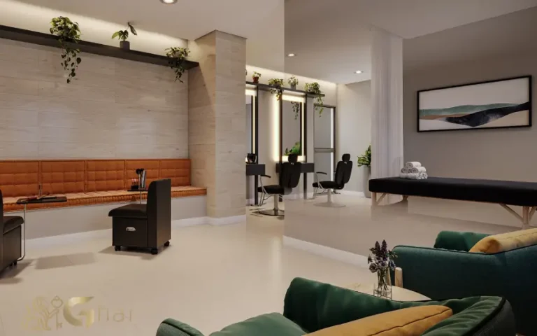 Espaço beleza do condomínio Uniq Panamby com ambiente moderno e funcional no Panamby