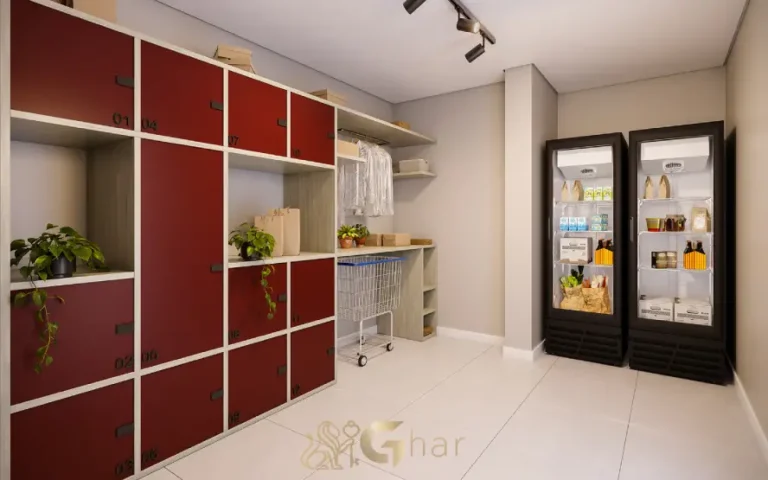 Espaço delivery do condomínio Uniq Panamby com praticidade e segurança