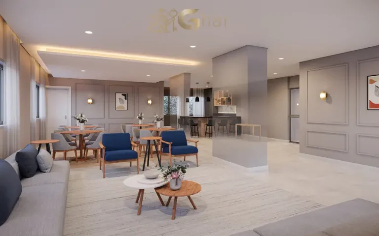 Salão de festas do Uniq Panamby ideal para eventos e confraternizações no Panamby