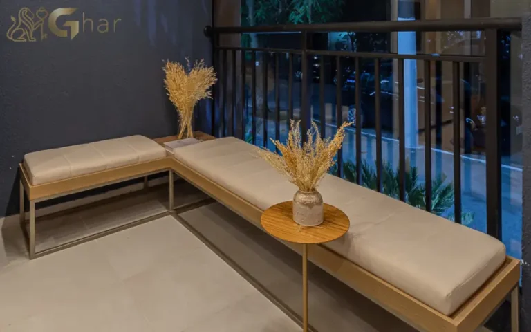 Apartamento decorado do Urban Vila Maria com terraço integrado à sala