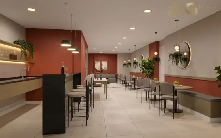 Salão de festas do condomínio Urban Vila Maria para eventos e confraternizações